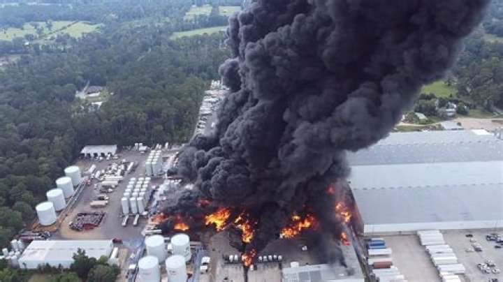 Lightning strike blamed for fire at Louisiana oil tank farm that prompted evacuations