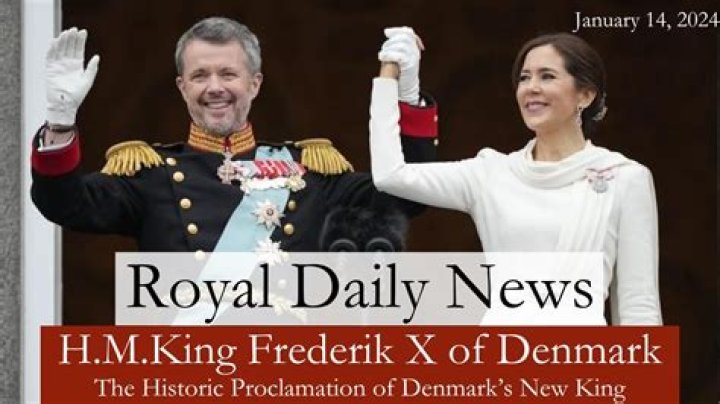 Frederik X is proclaimed the new king of Denmark after his mother, Queen Margrethe II, abdicates