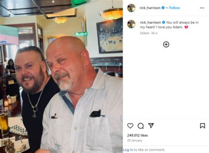 ‘Pawn Stars’ Rick Harrison grieving sudden death of son Adam, 39