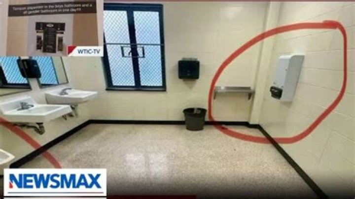 Tampon dispenser in boys school bathroom destroyed by Connecticut students, report says